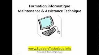 Cours Maintenance 2  Contenu de la formation  informatique soutien et support technique [upl. by Ledoux]