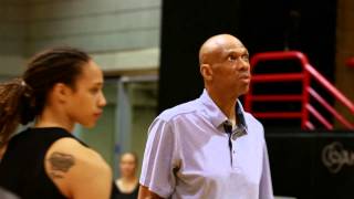 Master Class Kareem AbdulJabbar with Brittney Griner [upl. by Lehet]