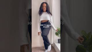 ✂️ How to Uncuff Joggers  Easy Sewing Project sewingtips [upl. by Pauline]