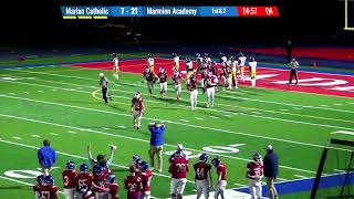 Marmion Cadets vs Marian Catholic  Homecoming Game [upl. by Jamilla589]