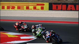 PortugueseWorldSBK  Hoogtepunten WorldSBK Race 2 Autodromo International do Algarve [upl. by Ytsenoh]