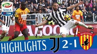 Juventus  Benevento 21  Highlights  Giornata 12  Serie A TIM 201718 [upl. by Nirol825]