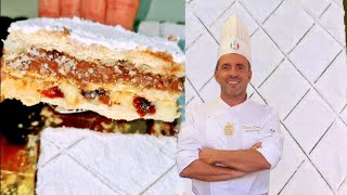 Torta millefoglie napoletana fatta in casaPasta sfoglia fatta a mano alla perfezioneRicetta unica [upl. by Fanny224]