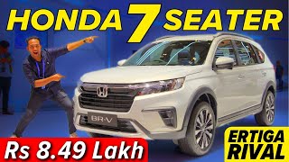 Honda 7 Seater Car  HONDA BRV 2023  Maruti Suzuki Ertiga Rival  Best 7 Seater Rs 10 Lakh🔥 [upl. by Engdahl242]