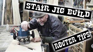 Easy Build Stair Router Jig  Tested on Stair Stringer  best in 2020 [upl. by Htesil]