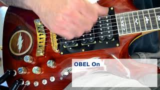 Using an On Board Effects Loop OBEL Equipped Guitar with The HubBub OBEL Junction Box [upl. by Eppesuig]