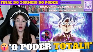 CATIA FLAVIA  REAGINDO AO PODER TOTAL DO INSTINTO SUPERIOR  DRAGON BALL  TORNEIO DO PODER REACT [upl. by Irpak449]