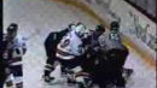 Wild AHL hockey brawl [upl. by Notsirb16]