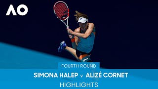 Simona Halep v Alizé Cornet Highlights 4R  Australian Open 2022 [upl. by Leima746]