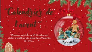 🎄Calendrier de Lavent du 1er au 24 Décembre quotMini Albumquot noël tutoriel calendrierdelavent [upl. by Seyler439]