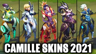 All Camille Skins Spotlight League of Legends [upl. by Gasper288]