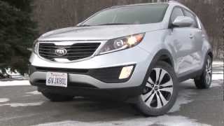 2013 Kia Sportage  Drive Time Review with Steve Hammes  TestDriveNow [upl. by Omland]