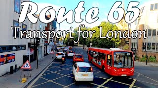 🚍Ride London Route 65  Richmond Station to South Ealing Station  London United Kingdom [upl. by Jakoba]