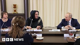 President Putin meets mothers of Russian soldiers fighting in Ukraine war – BBC News [upl. by Pollux98]