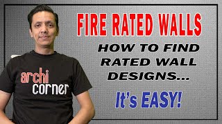 AC 041  How to find fire rated wall designs [upl. by Adlemi]