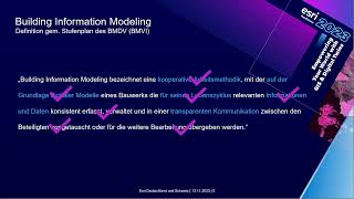 Techsession Wer BIM sagt muss auch GIS sagen  Esri Konferenz 2023 [upl. by Qooraf]