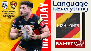 Highlights Featherstone Rovers vs Dewsbury Rams 14012024 [upl. by Ynaffi]