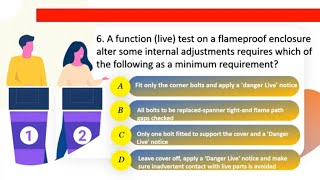 Practice Questions for the CompEx Exam Part 3 Flameproof Exd [upl. by Idisahc]