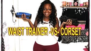 WAIST TRAINER  VS  CORSET [upl. by Nevil]