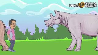 Prehistoric animals size comparison feat Brahmanandam [upl. by Sirak18]