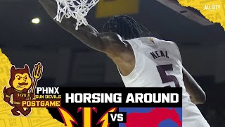 Frankie Collins Arizona State complete miraculous comeback to beat SMU Mustangs [upl. by Zolly]