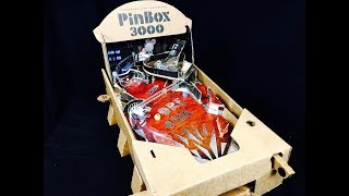 PinBox 3000 DIY Cardboard Pinball Machine [upl. by Jared]