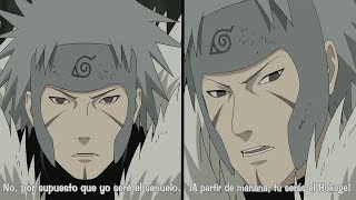 La muerte de Tobirama  Hiruzen es nombrado Hokage  Naruto Shippuden [upl. by Strader]