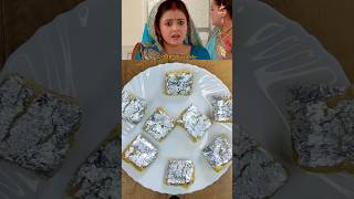 Diwali Series Day 56  Mawa Nariyal Barfi ASMR  shorts gopibahu sathnibhanasathiya [upl. by Nednyl]