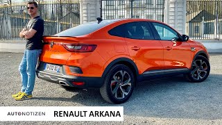 Renault Arkana RS Line 140 TCe 2021 kompaktes SUVCoupé im Test  Review  Fahrbericht [upl. by Akeem]