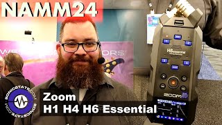 NAMM 2024  Zoom  H1 H4 H6 Essential 32 Bit Float [upl. by Emmeram]