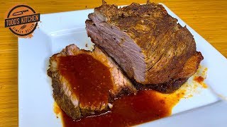 How to cook BEEF BRISKET recipe in a Slow Cooker Crock Pot 4K [upl. by Ynohtn]