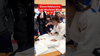 Diyora Keldiyorova judo Muxlislari Bilan diyorakeldiyorova ViralShorts rek reels judo trending [upl. by Eirrok]