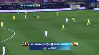 Villarreal vs Real Madrid  2012  FULL MATCH 1ST [upl. by Ellehsyt]