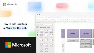 How to edit vsd files in Visio for the web [upl. by Etteniuq]