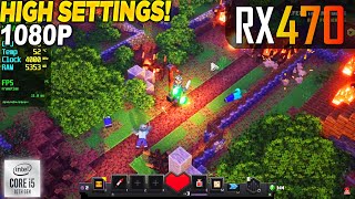 Minecraft Dungeons RX 470  1080p High [upl. by Sand]