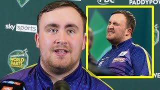 Luke Littler INSTANT REACTION to World Championship final loss Vs Humphries I CANT BE ANGRY [upl. by Nareht]