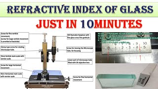 PHYSICS CLASS XIIEXPIREMENT 11 Refractive Index Of Glass [upl. by Sivi]