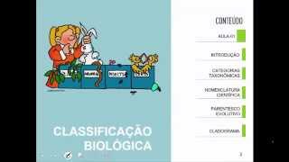 CLASSIFICAÇÃO BIOLÓGICA [upl. by Arik904]