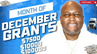 Grants for Month of December 2023 1000 10000 35000 100000 GRANTS amp Startup Grants Apply Now [upl. by Marte]