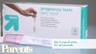 How to Take a Target Pregnancy Test  Parents [upl. by Fendig]