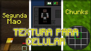 5 TEXTURAS ESSÊNCIAS PARA SEU MINECRAFT PE MOBILE celular PT 2 [upl. by Botti]