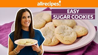 How to Make Easy Sugar Cookies  Get Cookin  Allrecipes [upl. by Ueih]