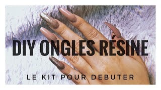 DIY Ongles en résine à la maison le kit de base [upl. by Gunnar]