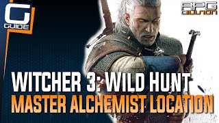 Witcher 3  Master Alchemist Location Sells all substance formulas like Nigredo Albedo Rebis [upl. by Niliac]