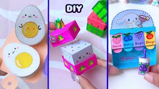 Paper craftEasy craft ideas miniature craft  how to make DIYschool projectTonni art and craft [upl. by Nauq]