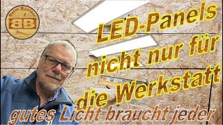 📣Vorstellung Vevor LED Deckenleuchte  Gruppieren der Panel ganz einfach Test mit dem Stromzähler [upl. by Aloz]