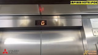 1980s Mitsubishi Elevators at Impiana Hotel Ipoh Perak Malaysia Lift 3 [upl. by Alrrats]