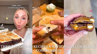 The BEST S’mores Recipes amp Foody Finds 🍫🤍  Aesthetic Baking TikTok Compilations [upl. by Hareenum]