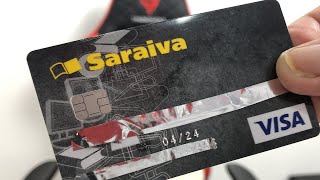 Cartão Saraiva Visa Internacional zero anuidadesaiba como ter o seu [upl. by Thisbee769]