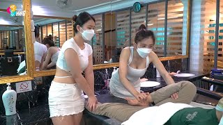 Vietnamstyle relaxation massage  Very good stress relief and insomnia treatment [upl. by Geanine]